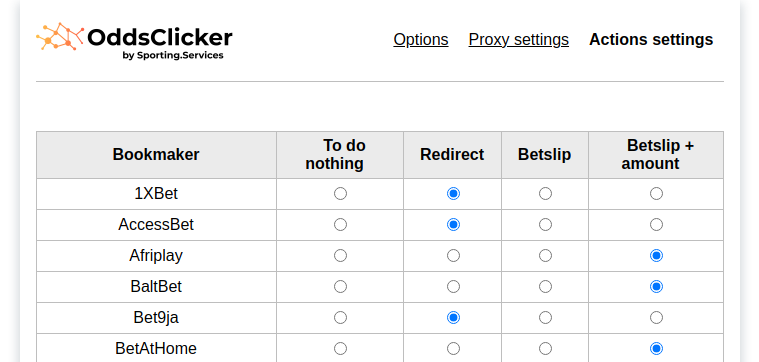 action settings oddsclicker