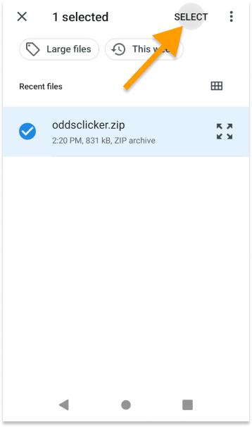 oddsclicker android firefox install step8